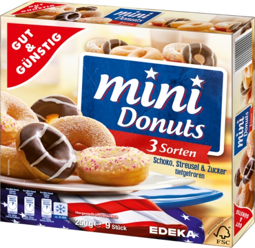 Mini-Donuts, Dezember 2017