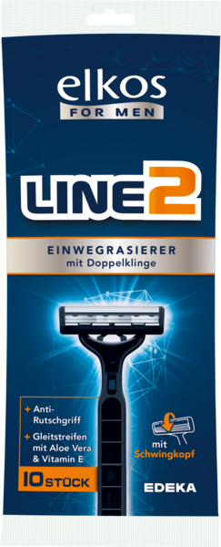 Einwegrasierer Line 2, 2 Klingen-System, Dezember 2017