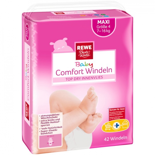 Baby-Comfort-Windeln Maxi, November 2017
