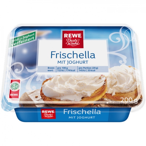 Frischkäse "Frischella" mit Joghurt, Mai 2017