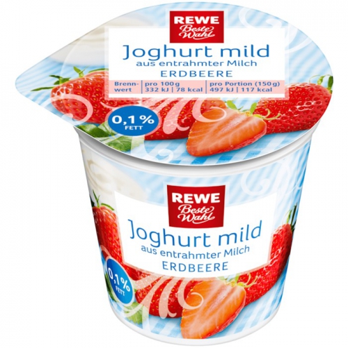 Joghurt mild Erdbeere, Dezember 2017