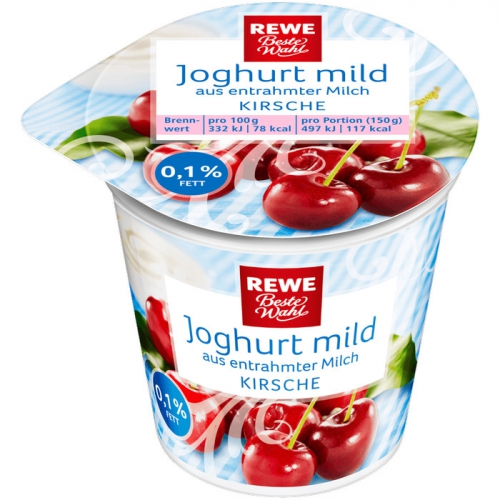 Joghurt mild Kirsche, Dezember 2017
