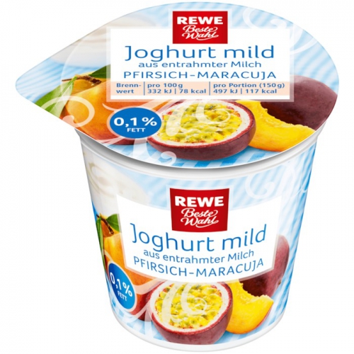 Joghurt mild Pfirsich-Maracuja, Dezember 2017