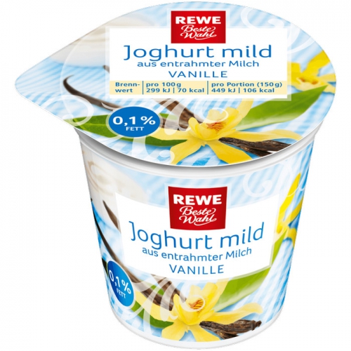 Joghurt mild Vanille, Dezember 2017