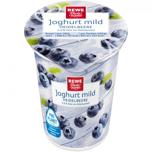 Joghurt mild Heidelbeere, Dezember 2017