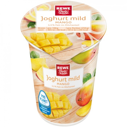 Joghurt mild Mango, Dezember 2017