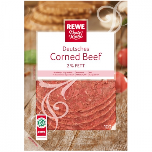 Deutsches Corned Beef, Januar 2018