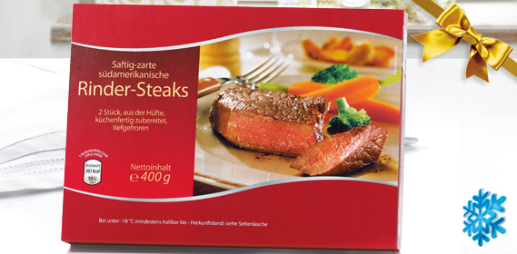 Rinder-Steaks, 2er, M�rz 2013
