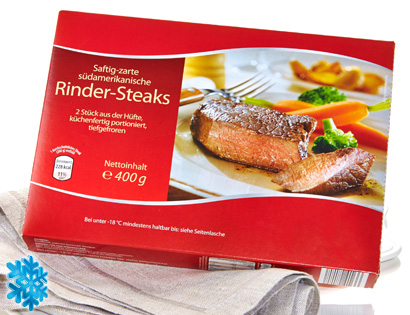 Rinder-Steaks, 2er, M�rz 2014