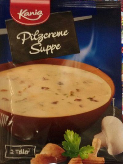 Pilzcreme Suppe, September 2017