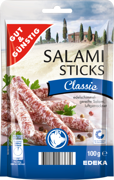 Salami Sticks classic, Dezember 2017