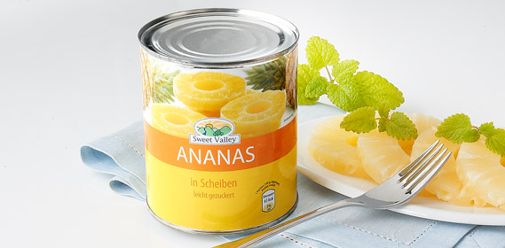 Ananas, Scheiben, Juli 2010