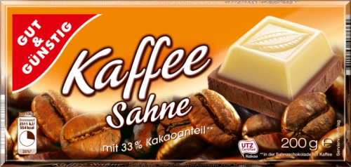 Schokolade Kaffeesahne, Januar 2018