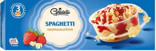 Spaghetti-Eis, Juni 2018