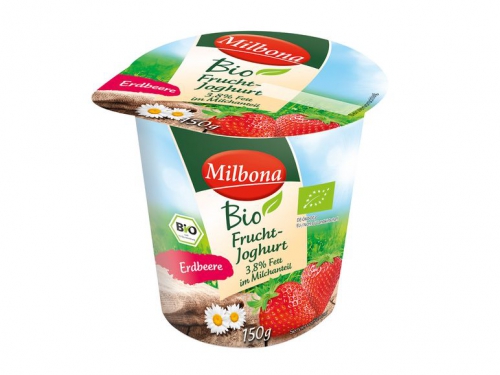 Fruchtjoghurt 3,8% Fett Erdbeer, Oktober 2017