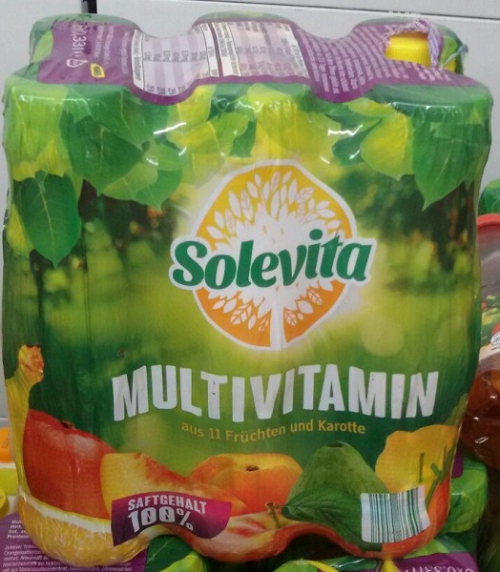 Multivitamin-Mehrfruchtsaft, 6 x 0,33 l, Februar 2018