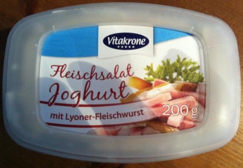 Fleischsalat Joghurt, Juni 2017
