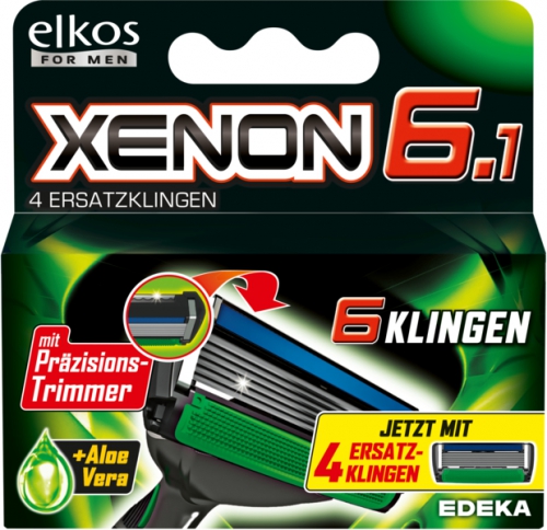 Xenon 6 Rasierer Ersatzklingen, Dezember 2017