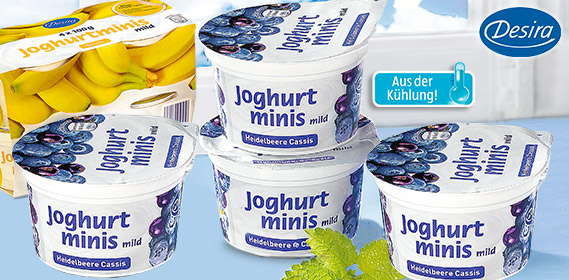 Joghurt-Minis, 4x 100 g, April 2012