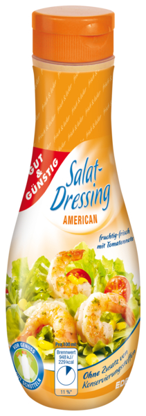 Salat-Dressing, American, Januar 2018