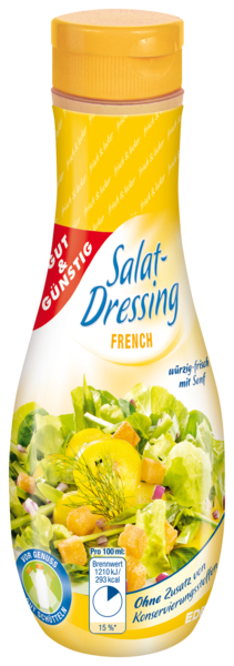 Salat-Dressing, French, Januar 2018