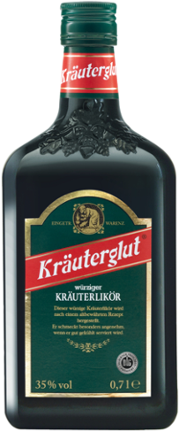 Kräuterlikör Kräuterglut, 35 % Vol., Dezember 2017