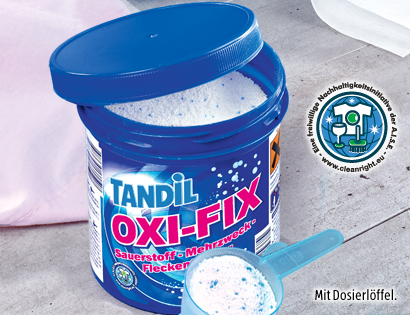 OXI-FIX Sauerstoff-Mehrzweck-Fleckentferner, Januar 2014