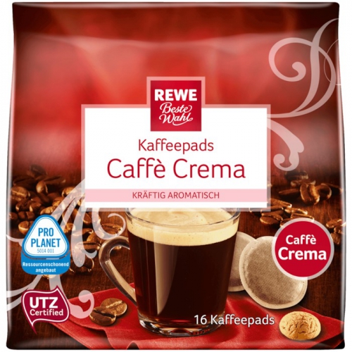 Kaffeepads Caffè Crema, Dezember 2017
