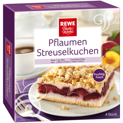 Pflaumen-Streuselkuchen, Mrz 2017