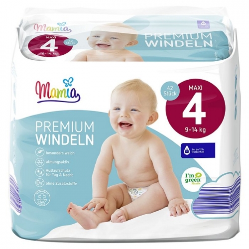 Premium-Windeln, Maxi 4, M�rz 2023