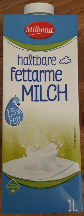 H-Milch, 1,5 % Fett, Mai 2017