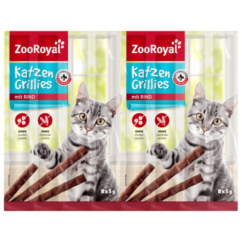 Katzensnack Katzen-Grillies mit Rind, Mrz 2018
