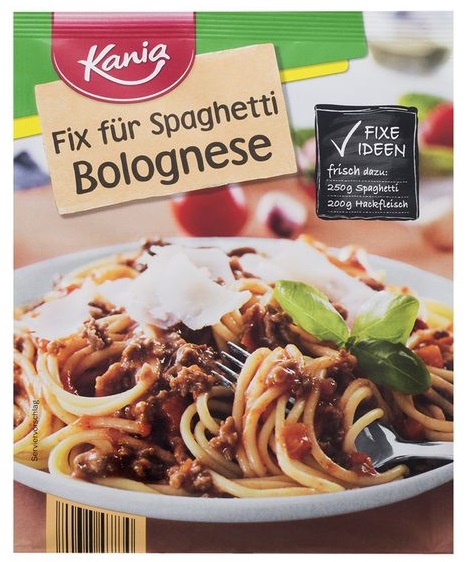 Fix für Spaghetti Bolognese, Juni 2017