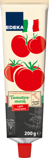 Tomatenmark, 3-fach konzentriert, Tube, Januar 2018