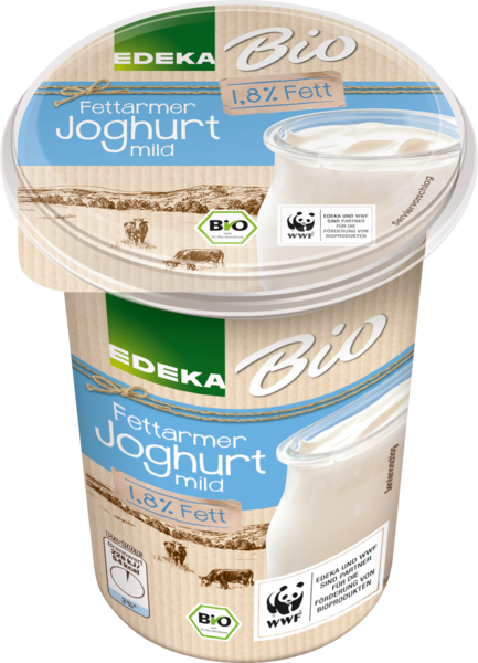 Fettarmer Joghurt 1,8 % Fett, mild, Januar 2018