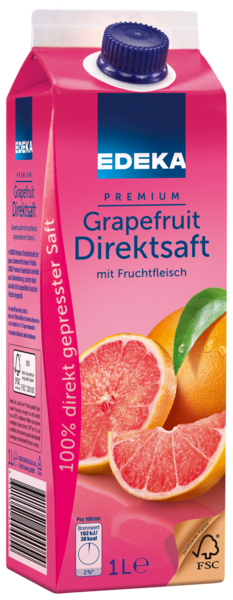 Grapefruit-Direktsaft, Januar 2018