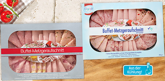 Buffet Metzgeraufschnitt, August 2012