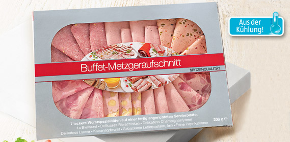 Buffet Metzgeraufschnitt, Dezember 2012