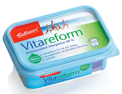 Vitareform Dreiviertelfett-Margarine 60 %, Januar 2014