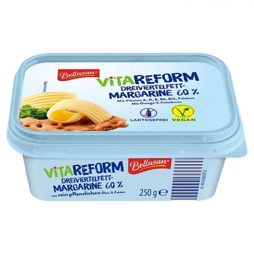 Vitareform Dreiviertelfett-Margarine 60 %, August 2023