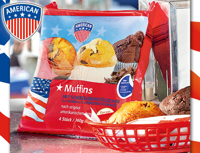 Muffins, 4x 90g, Juni 2013