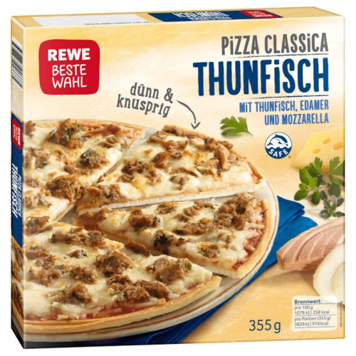 Pizza Classica Thunfisch, Oktober 2017