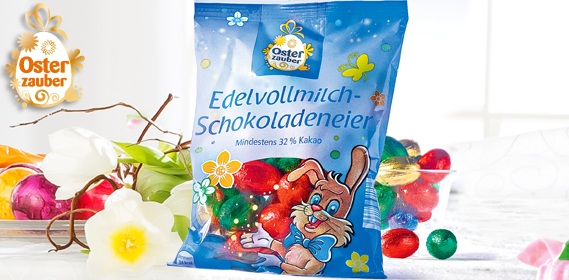 Schokoladeneier, Edel-Vollmilch, Mrz 2013
