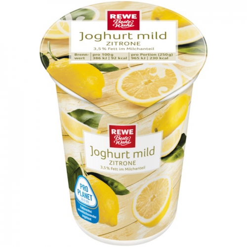 Joghurt mild Zitrone, Dezember 2017