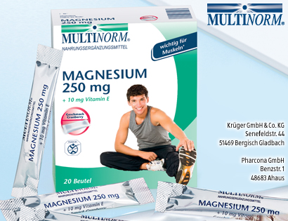 Magnesium-Sticks 250 mg, Oktober 2013