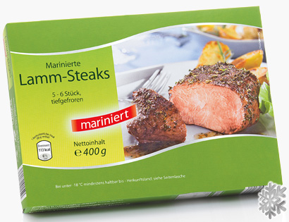 Lamm-Steaks, M�rz 2014