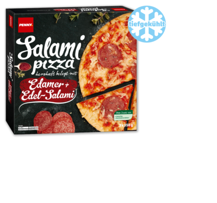 Pizza Salami, 3 Stück, August 2017