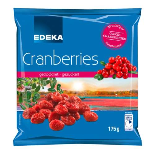 Cranberries getrocknet, Januar 2018