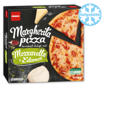 Pizza Margherita, 3 Stück, August 2017