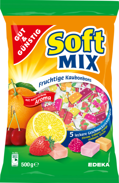 Soft-Mix Kaubonbons, Januar 2018